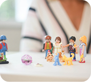Aufstellungsarbeit mit Spielfiguren im Coaching